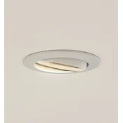 Prios stropna svetilka za vgradnjo Fibur, bela, aluminij, O 8,2 cm - Dnevna soba/jedilnica - Sodobni - Kovina
