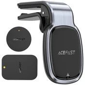 slomart acefast magnetno držalo za avto telefon za prezračevalno rešetko sivo (d16 sivo)