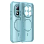 Hibridni ovitek HaloFrost II MagSafe za Xiaomi Redmi Note 15 Pro 5G - mint green
