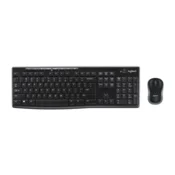 Brezžični komplet tipkovnice in miške Logitech MK 270, optični, USB, CZ/SK
