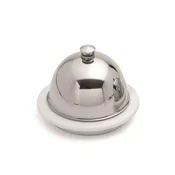 Weis posoda za maslo/mast s porcelanasto skodelico in pokrovom iz nerjavečega jekla, premer 9,5 cm