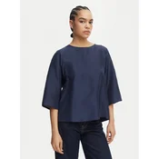 Weekend Max Mara Bluza Fastoso 2615941032 Mornarsko modra Relaxed Fit