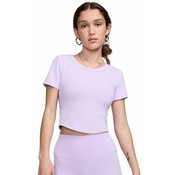 Ženska majica Nike One Fitted Dri-Fit Short Sleeve Top - lilac bloom/black