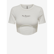 White Womens Crop Top ONLY Lola - Women