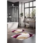 Lessentiel Maison Set prostirki za kupatilo CT-5093, 2 Komada, Šarena