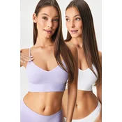 2PACK Modrček RIB Bralette, brez kosti