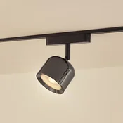Lindby LED reflektor 48 V Lumaro, siv, O 8,2 cm, aluminij, z možnostjo - Dnevna soba/jedilnica - Sodobni - siva