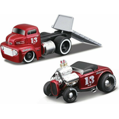Prevoz - Mišični prevozi - 1950 Ford COE Flatbed Ford Roadster, 1:64
