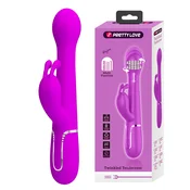 Ero PRETTY LOVE - Dejon Twinkled Tenderness Purple, 7 vibracijskih funkcij 4 nastavitve potiskanja 4 funkcije vrtenja