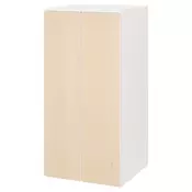 SMASTAD / PLATSA Garderober, bela breza/s 3 police, 60x57x123 cm