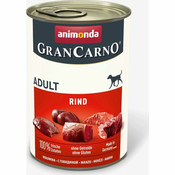 ANIMONDA Mokra pasja hrana GranCarno Adult - čista govedina - 24 x 400 g