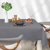 shumee Cozy Home & Living siv prt 160 cm okrogel, klasični prti - eleganten, odporen na vodo in madeže, enostaven za čiščenje