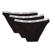 3PACK žensko donje rublje Calvin Klein crno (QD3588E-001) M