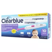 Clearblue ovulacijski digitalni test 10 trakica + 1 čitač