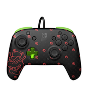 Nintendo Switch Rematch Wired Controller - Bowser Glow In The Dark