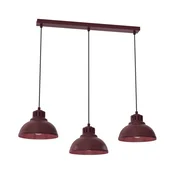 Viseči lestenec na kablu SVEN 3xE27/15W/230V, bordo