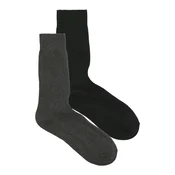 JACK & JONES Nogavice temno siva/črna