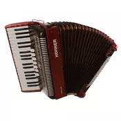 Harmonika Bravo III (96-basna s torbo) Silent Key Hohner