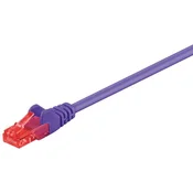 Omrežni kabel UTP CAT6 0.5M vijola PVC