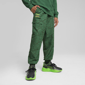Mens Puma x TMNT Relaxed Woven Cargo Pants Youth, Green, Size 15-16Y, Clothing