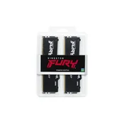 DDR5 64GB 6000MHz CL30 KIT (2x32GB) Kingston RGB Fury XMP3.0 1,4V Gaming črna (KF560C30BBEAK2-64)