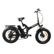 UNIVERCYCLE UNIVERCYCLE B4 električno kolo, 48 V 12,5 Ah baterija, zložljivo za mesto, 20-palčno debelo kolo, črno, (5000255647)