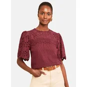 love & roses Bluza burgund