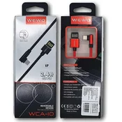 BRZI USB DATA KABAL WCA-10 IPHONE 2,4A 1M CRVENA WEWO