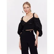 Pinko Bluza 101165 A0TS Črna Regular Fit