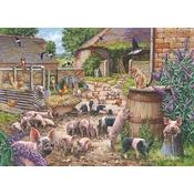 The House of Puzzles - Puzzle Pandemonija pujskov - 500 kosov