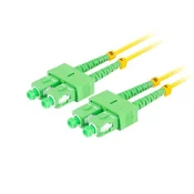 Lanberg SM SC/APC-SC/APC dupleks optični patchcord 3,0 mm lszh G657A1 1 m rumen