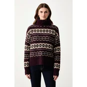 Barbour pulover ženski z volno Helen