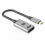 PremiumCord USB-C -> DP 8k, 20 cm