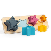Bigjigs Toys Vkladacie puzzle Hviezdy