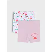 Sinsay - Legging šortse 2 pakovanja Peppa Pig - zumbul plava