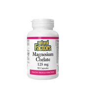 Natural Factors – Kelatirani magnezij 125 mg, 90 kapsul
