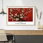 Wallity Dekorativna uramljena slika, 42x62cm, Šarena