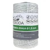 Pletenica za električno ograjo pastirjev 3 x 0,16 mm, UV odporna, 250 m, bela