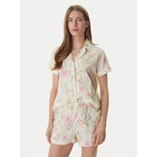 LAUREN RALPH LAUREN Pižama ILN12493 Rumena Regular Fit