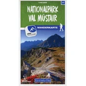 Nationalpark - Val Müstair 37 Wanderkarte 1:40 000 matt laminiert
