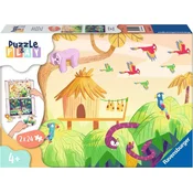 Ravensburger Puzzle&Play: Jungle Adventure 2x24 kosov