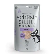 SCHESIR Vlažna hrana za macke Special Mousse Light, Piletina, 70g