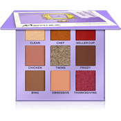 Makeup Revolution X Friends paleta sjenila za oci nijansa Monica 9 g
