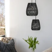 PR Home Saigon zunanja viseča svetilka črna O18cm kabel 2,5m - Plastika