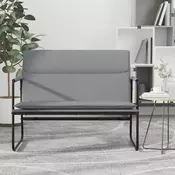 Klupa svjetlosiva 100 x 64 x 80 cm od tkanine