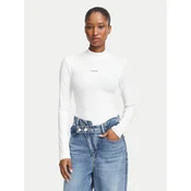 Guess Jeans Bluza W6BP06 K5471 Bela Slim Fit