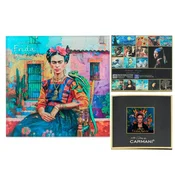 Carmani STEKLENI PODSTAVEK ZA SKODELICO FRIDA KAHLO KUHINJA DNEVNA SOBA DEKORACIJA ZA MIZO