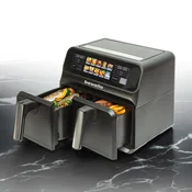Bewello BW1002D Airfryer XXL 4+4 L — dvostruka košara, 2200 W