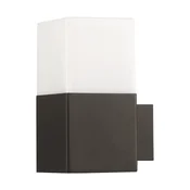 SANICO Zidna vrtna lampa New York E27 pravokutna aluminijska, UP grafit POLUX
