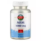 KAL prehransko dopolnilo MSM (1000mg), 80 tablet